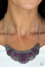 Load image into Gallery viewer, Paparazzi Lion Den - Purple Necklace
