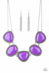 Paparazzi Viva La VIVID - Purple Necklace