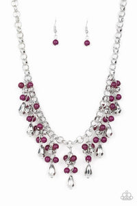 Paparazzi Travelling Trendsetter - Purple Necklace