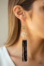 Load image into Gallery viewer, Paparazzi Lotus Gardens - Gold Earrings
