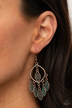 Load image into Gallery viewer, Paparazzi Artisan Garden - Copper Earrings
