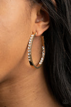 Load image into Gallery viewer, Paparazzi Borderline Brilliance - Gold Earrings
