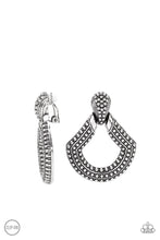 Load image into Gallery viewer, Paparazzi Better Buckle Up - Silver Earrings
