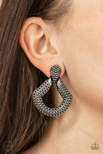 Load image into Gallery viewer, Paparazzi Better Buckle Up - Silver Earrings
