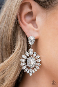 Paparazzi My Good LUXE Charm - White Earrings