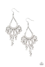 Load image into Gallery viewer, Paparazzi Commanding Candescence - White Earrings
