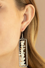 Load image into Gallery viewer, Paparazzi Don’t QUARRY, Be Happy - White Earrings
