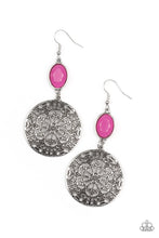 Load image into Gallery viewer, Paparazzi Eloquently Eden - Pink Earrings
