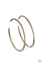 Load image into Gallery viewer, Paparazzi Curved Couture - Brass Earrings
