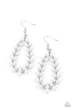 Load image into Gallery viewer, Paparazzi Absolutely Ageless - White Earrings
