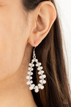 Load image into Gallery viewer, Paparazzi Absolutely Ageless - White Earrings
