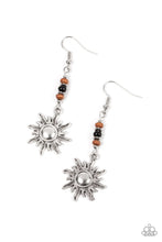 Load image into Gallery viewer, Paparazzi Sunshiny Days - Black Earrings
