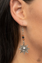 Load image into Gallery viewer, Paparazzi Sunshiny Days - Black Earrings
