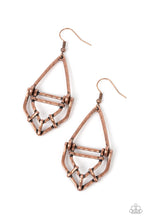Load image into Gallery viewer, Paparazzi Artisan Apparatus - Copper Earrings
