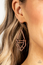 Load image into Gallery viewer, Paparazzi Artisan Apparatus - Copper Earrings

