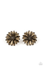 Load image into Gallery viewer, Paparazzi Daisy Dilemma - Brass Earrings
