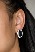 Load image into Gallery viewer, Paparazzi Holding Court - Black Earrings
