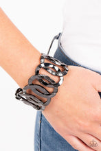 Load image into Gallery viewer, Paparazzi Industrial Indulgence - Black Bracelet
