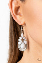 Load image into Gallery viewer, Paparazzi Beachfront Formal - White Earrings
