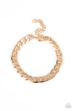 Load image into Gallery viewer, Paparazzi Rockstar Road - Gold Bracelet
