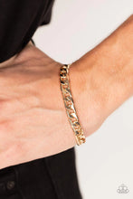 Load image into Gallery viewer, Paparazzi Rockstar Road - Gold Bracelet
