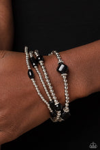 Load image into Gallery viewer, Paparazzi Geometric Guru - Black Bracelet
