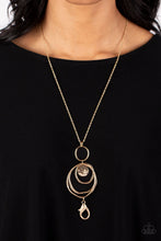 Load image into Gallery viewer, Paparazzi Mermaid Maestoso - Gold Lanyard
