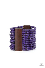 Load image into Gallery viewer, Paparazzi Waikiki Wonderland - Purple Bracelet
