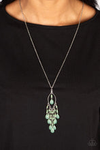 Load image into Gallery viewer, Paparazzi Sweet Dreamcatcher - Green Necklace
