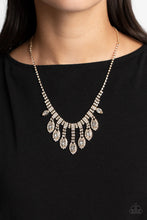 Load image into Gallery viewer, Paparazzi REIGNING Romance - Gold Necklace

