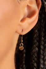Load image into Gallery viewer, Paparazzi Center Of The Cosmos - Brass Necklace
