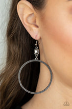 Load image into Gallery viewer, Paparazzi Work That Circuit - Silver Earrings
