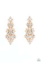 Load image into Gallery viewer, Paparazzi Frozen Fairytale - Gold Earrings
