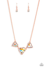 Load image into Gallery viewer, Paparazzi State Of The Heart - Copper Necklace
