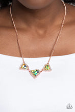 Load image into Gallery viewer, Paparazzi State Of The Heart - Copper Necklace
