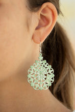 Load image into Gallery viewer, Paparazzi Floral Affair - Green Earrings
