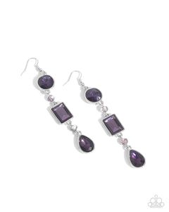 Paparazzi Complete Charisma - Purple Earrings