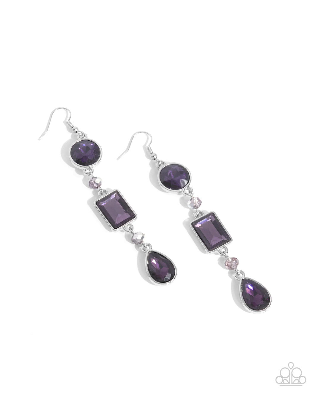 Paparazzi Complete Charisma - Purple Earrings