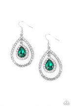 Load image into Gallery viewer, Paparazzi Blushing Bride - Green Earrings
