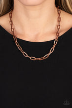 Load image into Gallery viewer, Paparazzi Boston Backdrop - Copper Necklace
