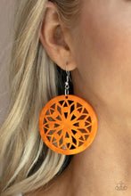 Load image into Gallery viewer, Paparazzi Ocean Canopy - Orange Earrings
