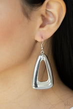 Load image into Gallery viewer, Paparazzi Irresistibly Industrial - Silver Earrings
