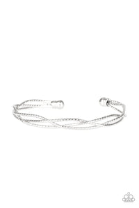 Paparazzi Twist Of The Wrist - Silver Bracelet