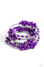 Load image into Gallery viewer, Paparazzi Compelling Clouds - Purple Bracelet
