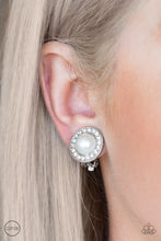 Load image into Gallery viewer, Paparazzi Definitely Dapper - White Earrings
