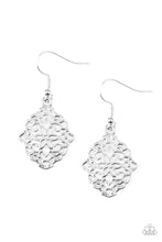Load image into Gallery viewer, Paparazzi Flirty Florals - Silver Earrings
