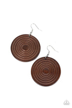 Load image into Gallery viewer, Paparazzi Caribbean Cymbal - Brown Earrings
