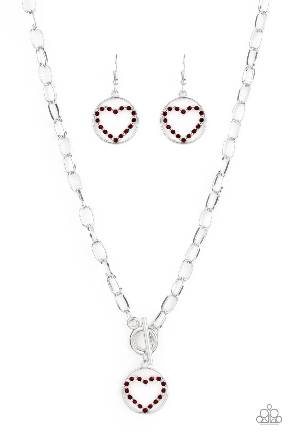 Paparazzi With My Whole Heart - Red Necklace
