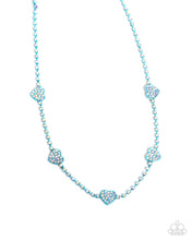 Load image into Gallery viewer, Paparazzi Homecoming Hearts - Blue Necklace
