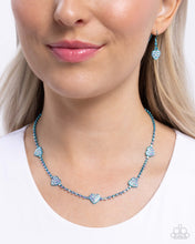 Load image into Gallery viewer, Paparazzi Homecoming Hearts - Blue Necklace
